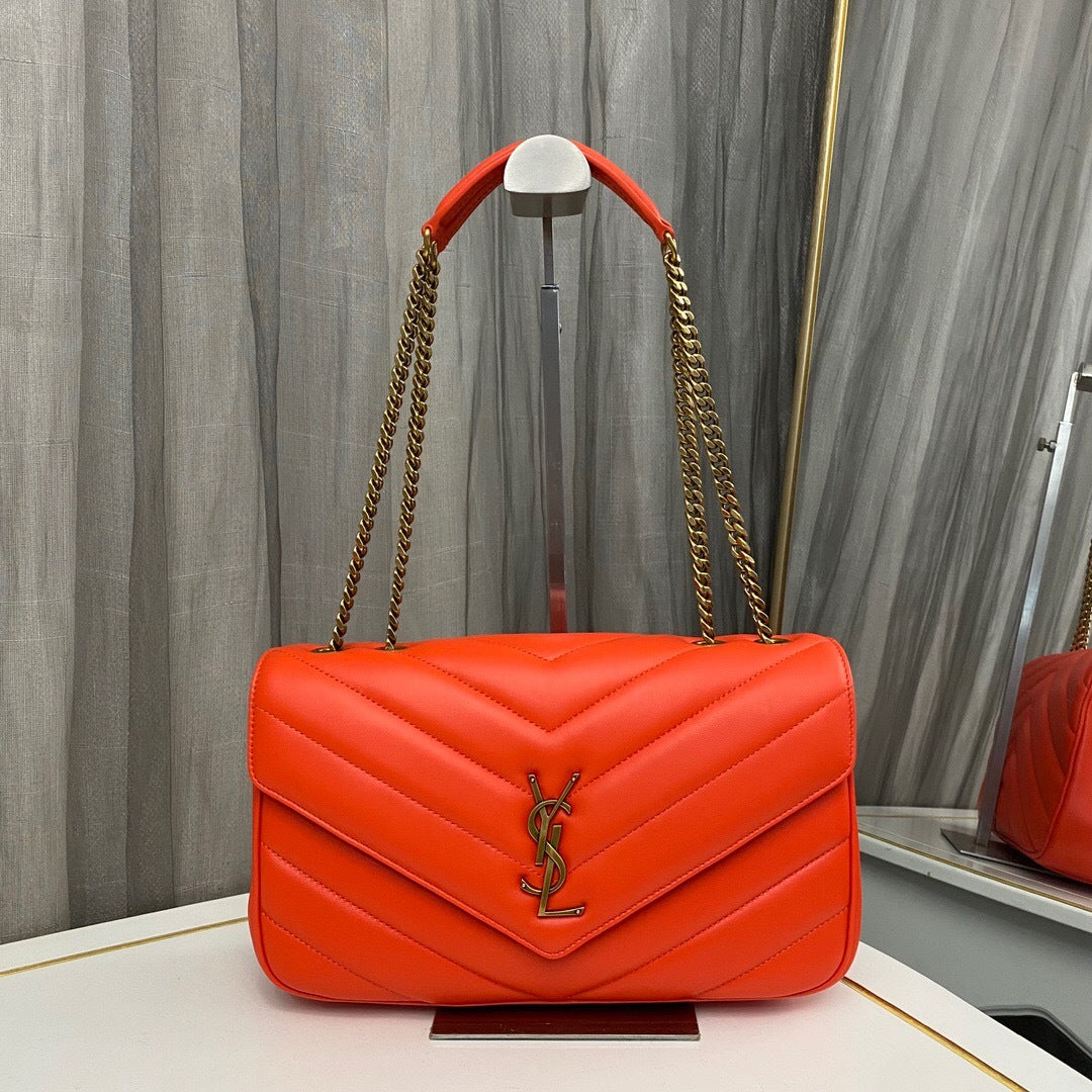 Saint Laurent Loulou Small Bag in Matelasse Lambskin