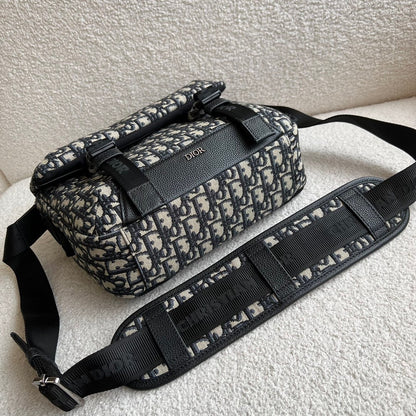 Dior Explorer Oblique Jacquard Messenger Bag