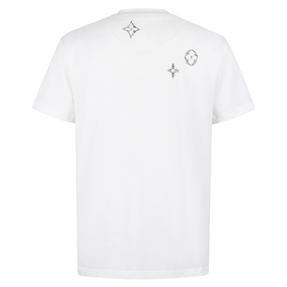 Louis Vuitton Embroidered Signature T-Shirt "Milky White"