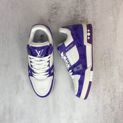 Louis Vuitton Trainers "Purple-White"