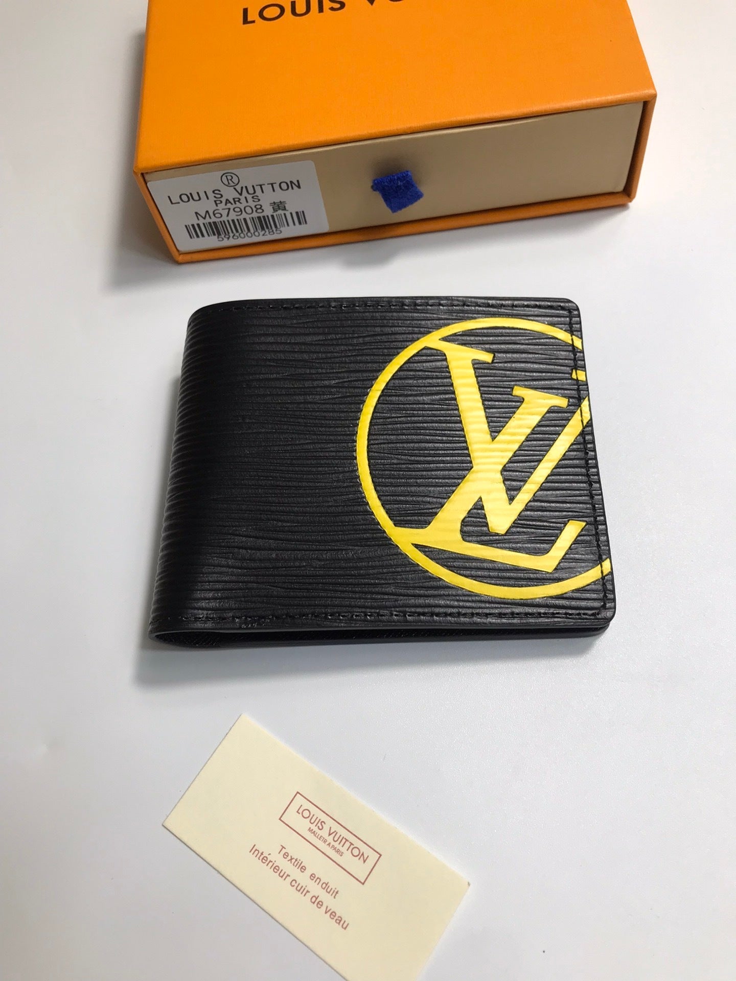 Louis Vuitton Multiple Wallet "Initials Epi Leather"