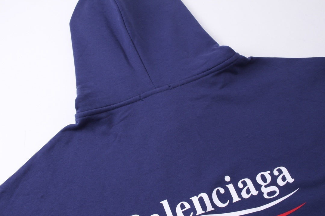 Balenciaga Political Campaign Hoodie "Blue"