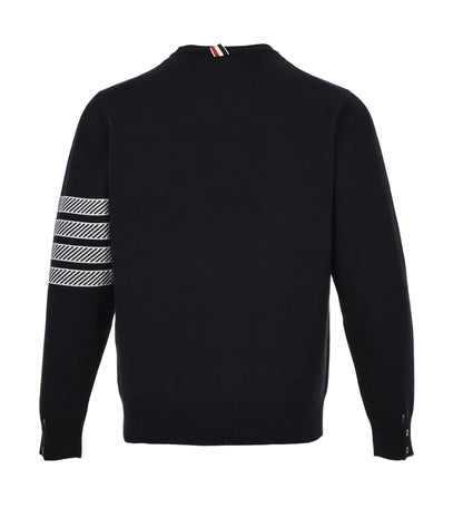 Thom Browne Anchor Sweater "Black"