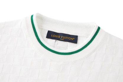 Louis Vuitton Damier Terry Tennis T-Shirt "Milky White"