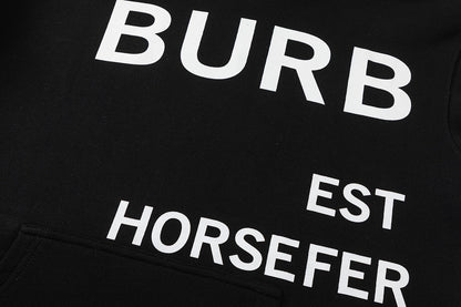 Burberry Horseferry Print Hoodie "Black"