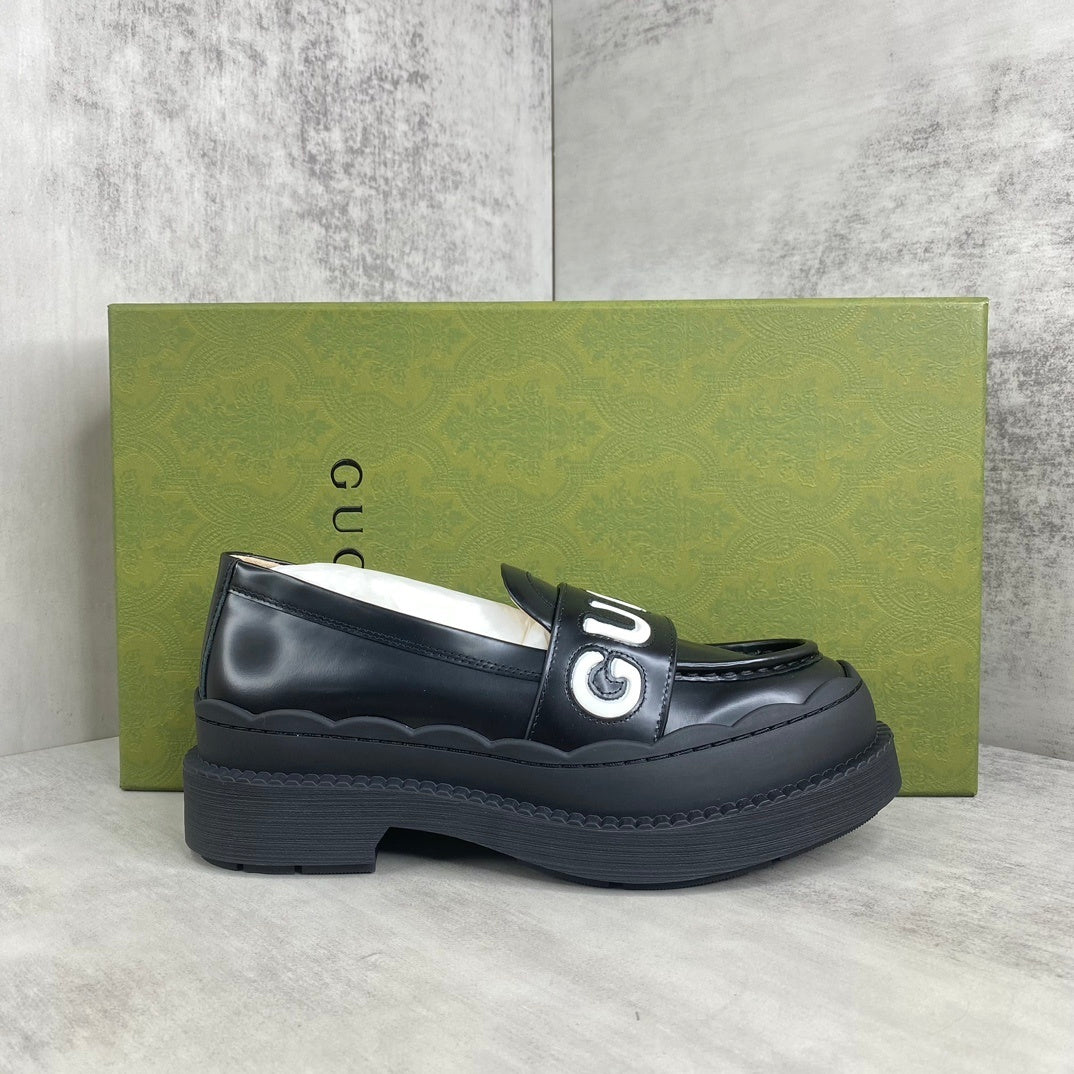 Gucci Leather Loafers "Black"