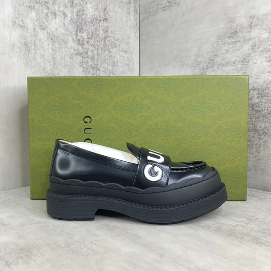Gucci Leather Loafers "Black"