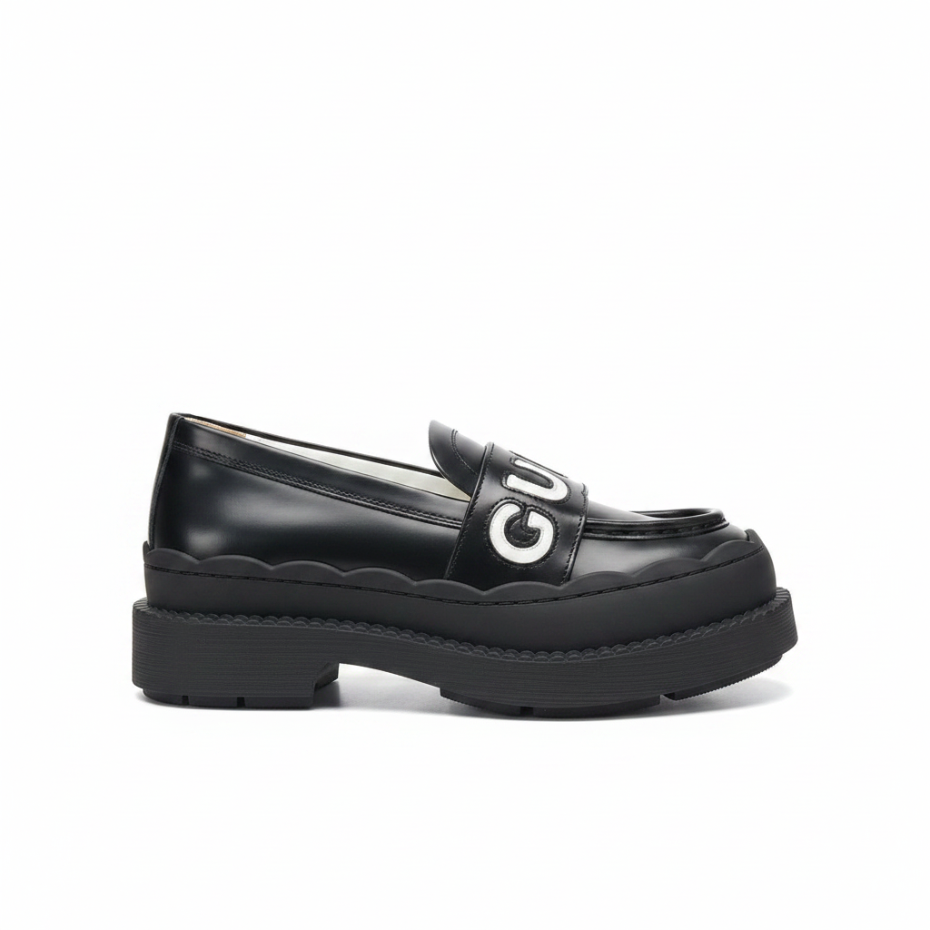 Gucci Leather Loafers "Black"