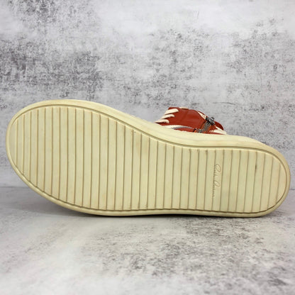 Rick Owens Geobasket "Orange-White"