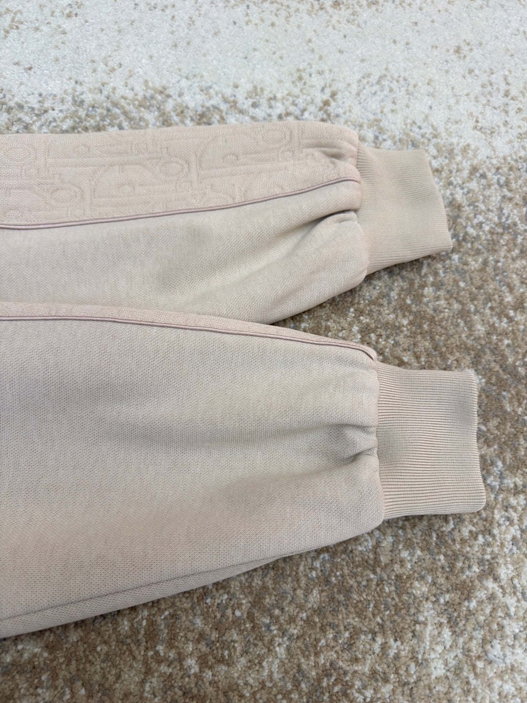 Dior Oblique Track Jacket "Beige Cotton-Blend Jersey"