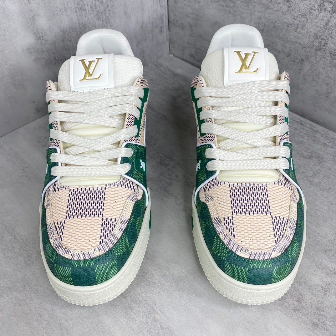Louis Vuitton Trainers "White-Green"