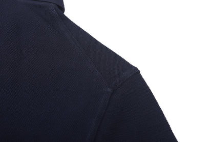 Zegna Cotton Polo Shirt "Navy Blue"