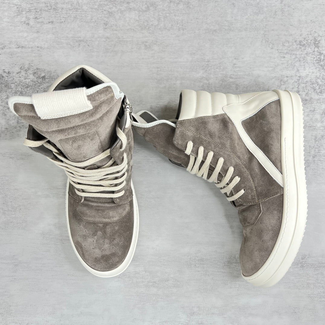 Rick Owens Geobasket "Grey-White"