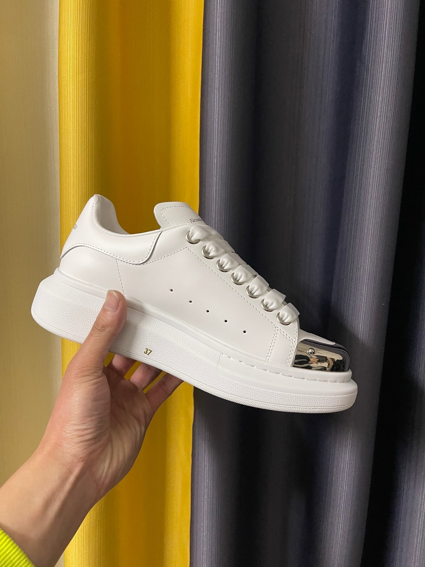Alexander McQueen Oversized "White-Metal Toe"