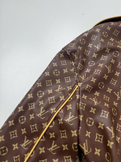 Louis Vuitton Monogram Padded Leather Blouson "Brown"