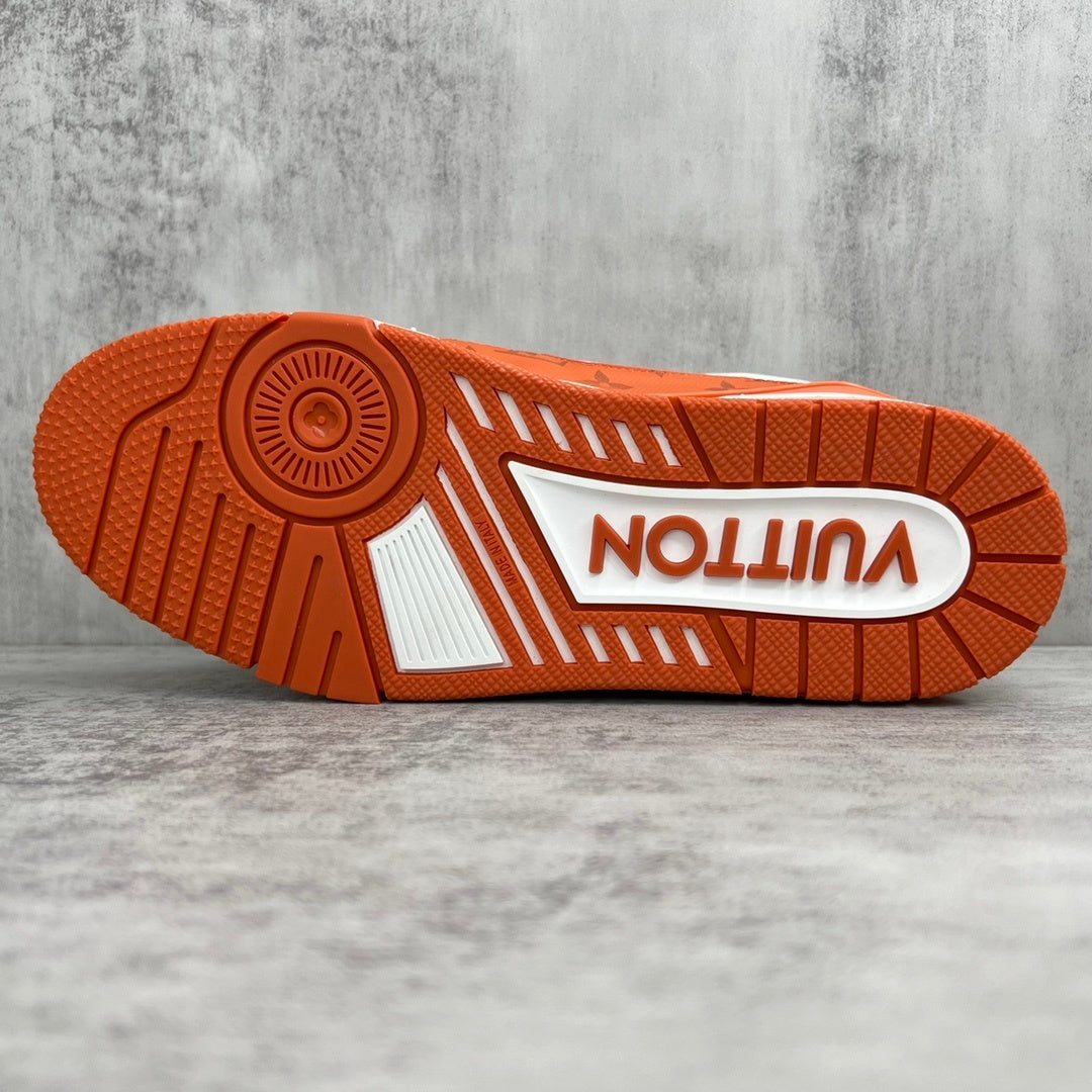 Louis Vuitton Trainers "Orange-White"
