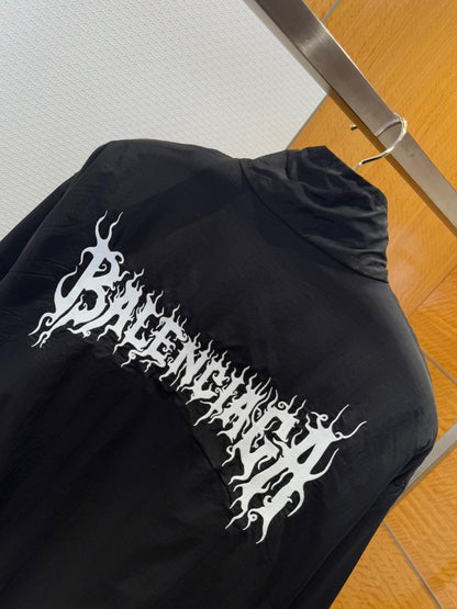 Balenciaga Diy Metal Outline Bomber Jacket "Black"