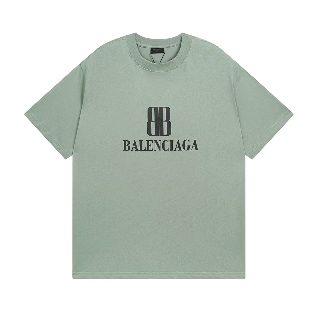 Balenciaga Nano BB T-Shirt "Green"