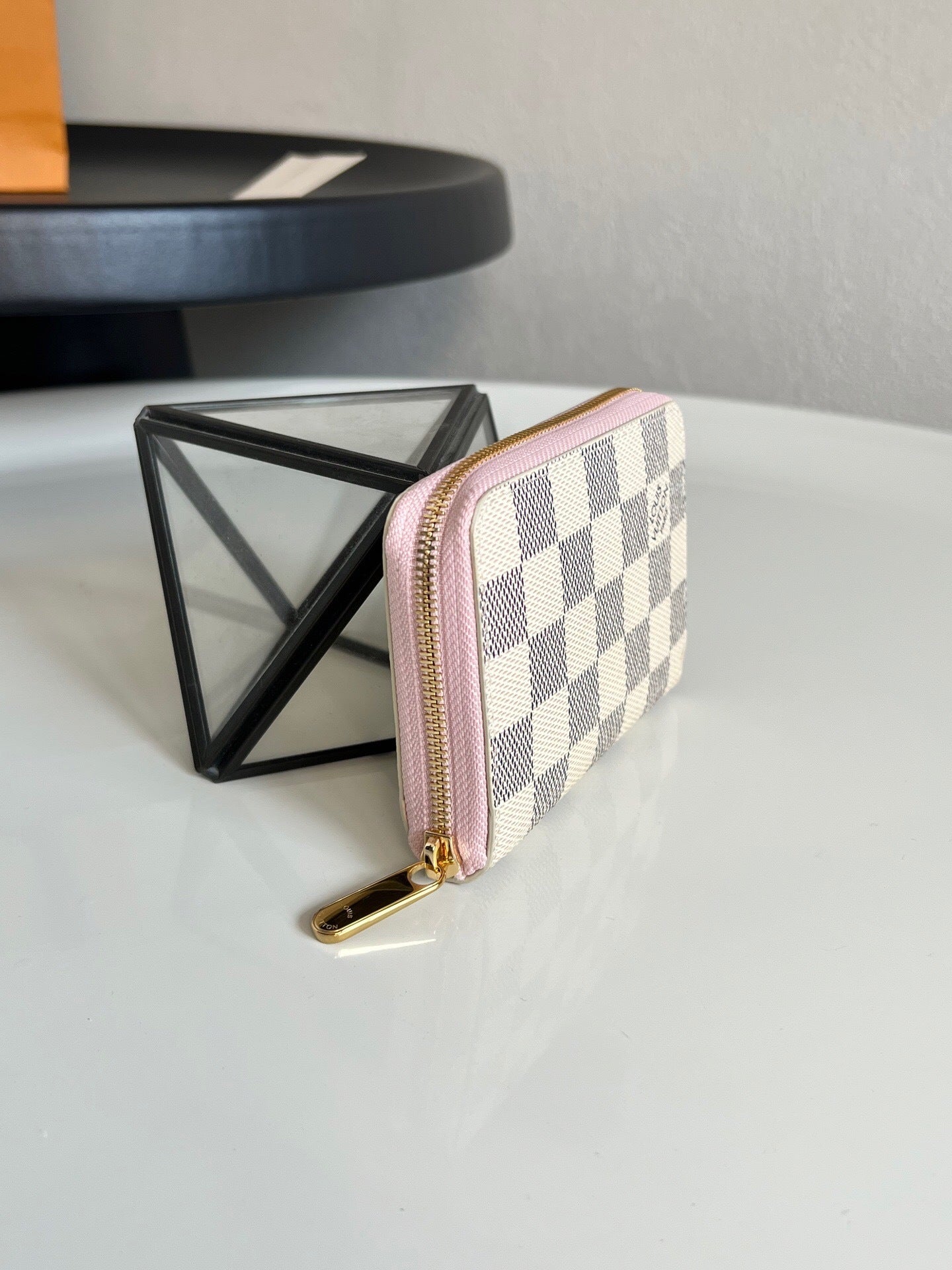 Louis Vuitton Zippy Coin Purse "Damier Azur"
