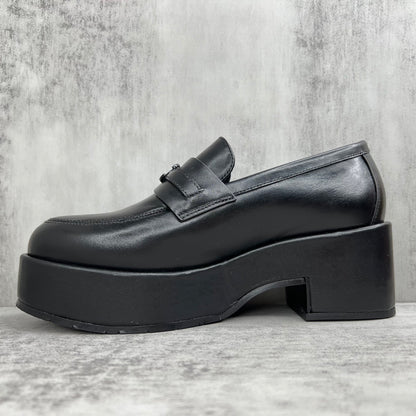 Chanel Leather Loafers "Black"