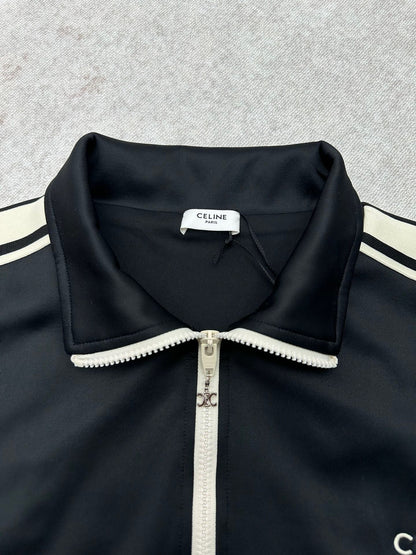 Celine Tracksuit Zip-Up Hoodie "Black"