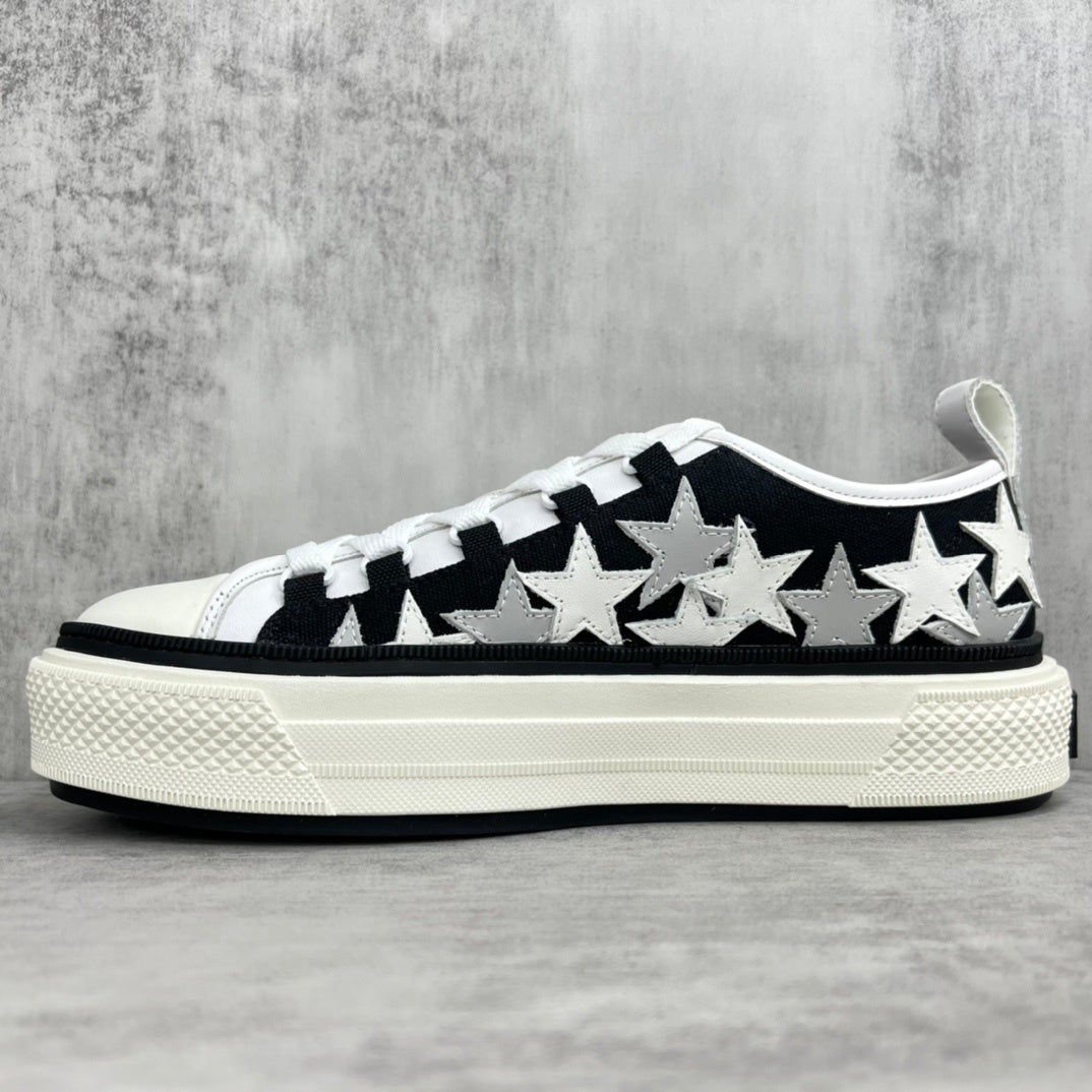 Amiri Court Low "Black-White Stars"