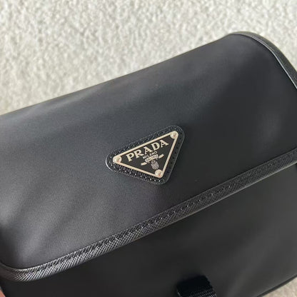Prada Re-Nylon and Saffiano Leather Shoulder Bag