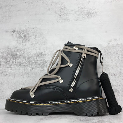 Rick Owens x Dr.Martens Laced Ankle Boots "Black"