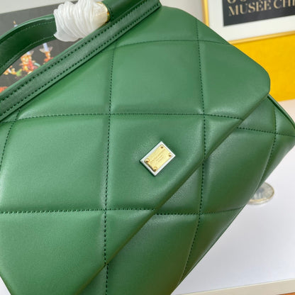 Dolce & Gabbana Sicily Quilted Leather Handbag