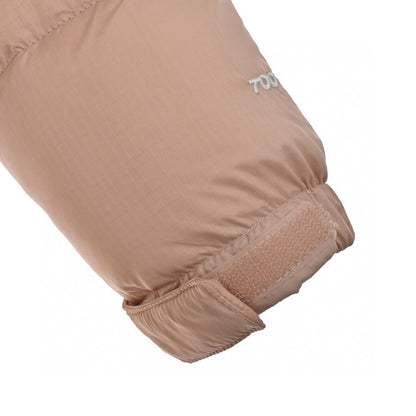 The North Face 700 Short Down Jacket "Peach Beige-Black"