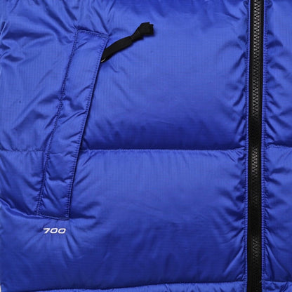 The North Face 700 Down Vest "Blue-Black"