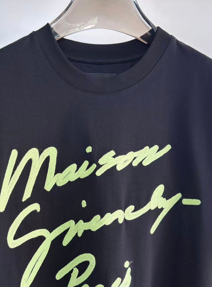 Givenchy Embroidered Maison Script Logo "Black"