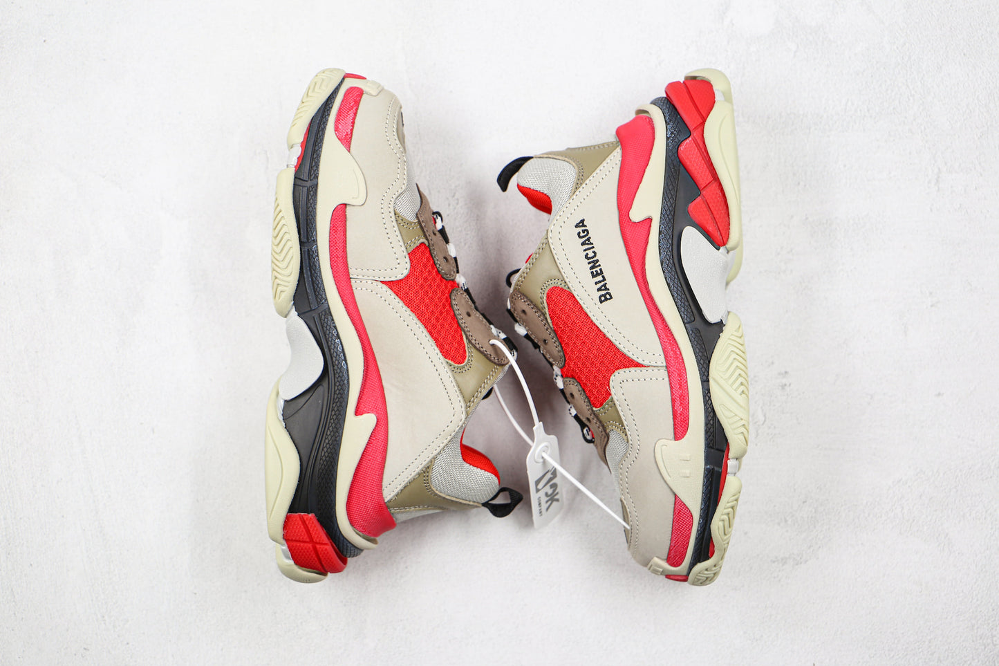 Balenciaga Triple S "Red-Grey"