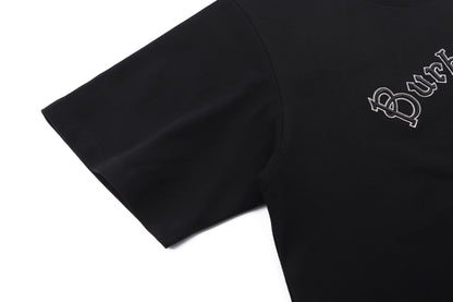 Burberry Gothic Logo Cotton T-Shirt "Black"