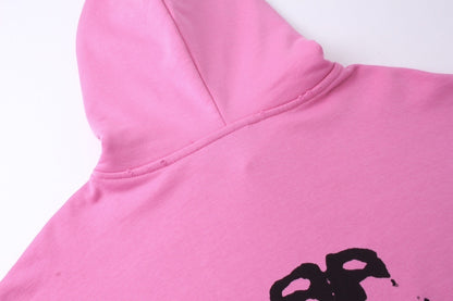 Balenciaga Hoodie "Pink-Black"