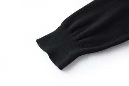 Gucci Knit Wool Sweater with Embroidery "Black"