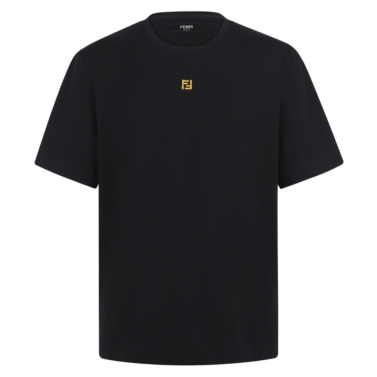 Fendi Cotton T-Shirt "Black"