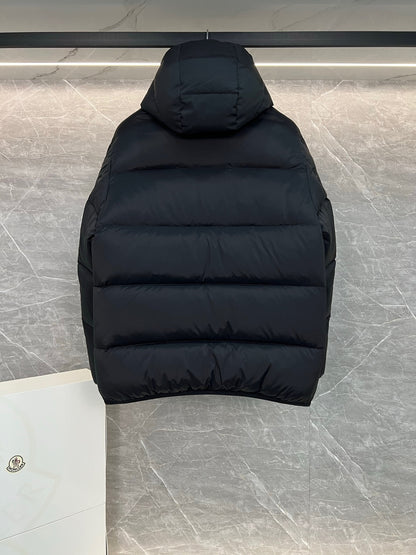 Moncler Forez Hooded Short Down Jacket "Black"