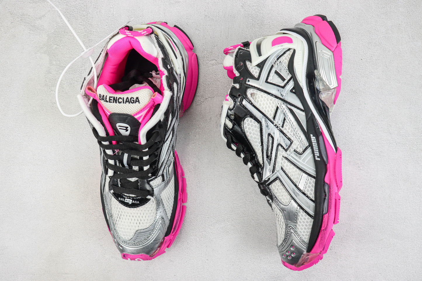 Balenciaga Runner "White-Fluo Pink-Black"