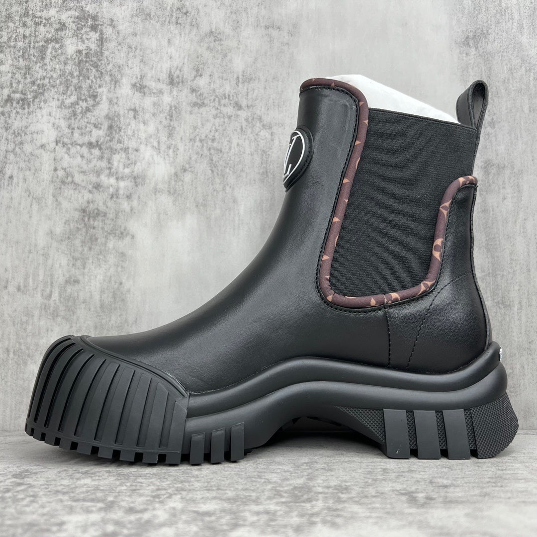 Louis Vuitton Ruby Flat Ankle Boots "Black"