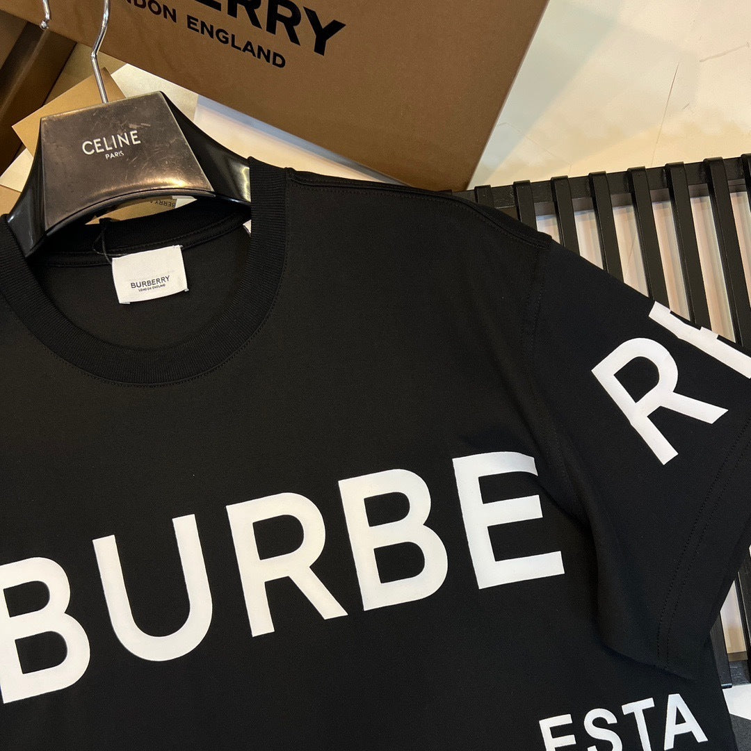 Burberry Horseferry Print Cotton T-Shirt "Black"
