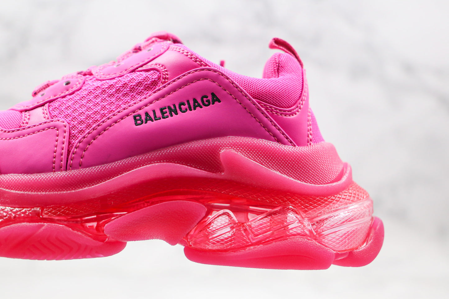 Balenciaga Triple S "Pink Clear Sole"