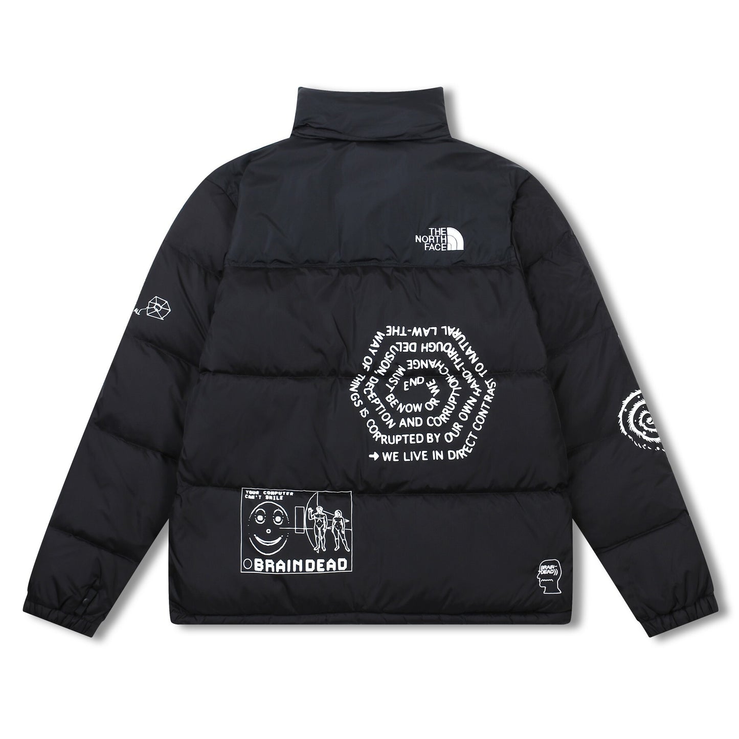 Brain Dead x The North Face Down Jacket "Black"
