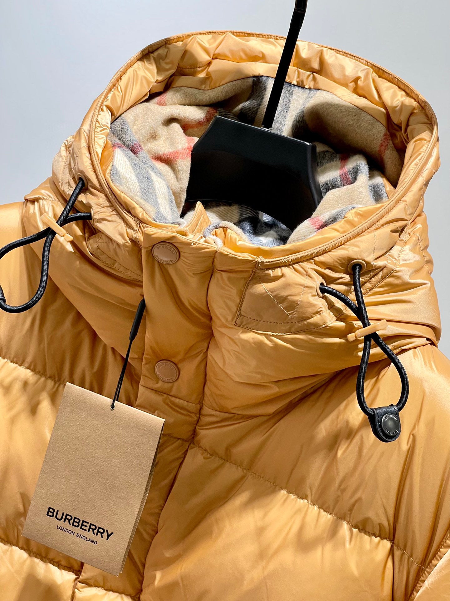 Burberry Detachable Sleeve Down Jacket "Gold"