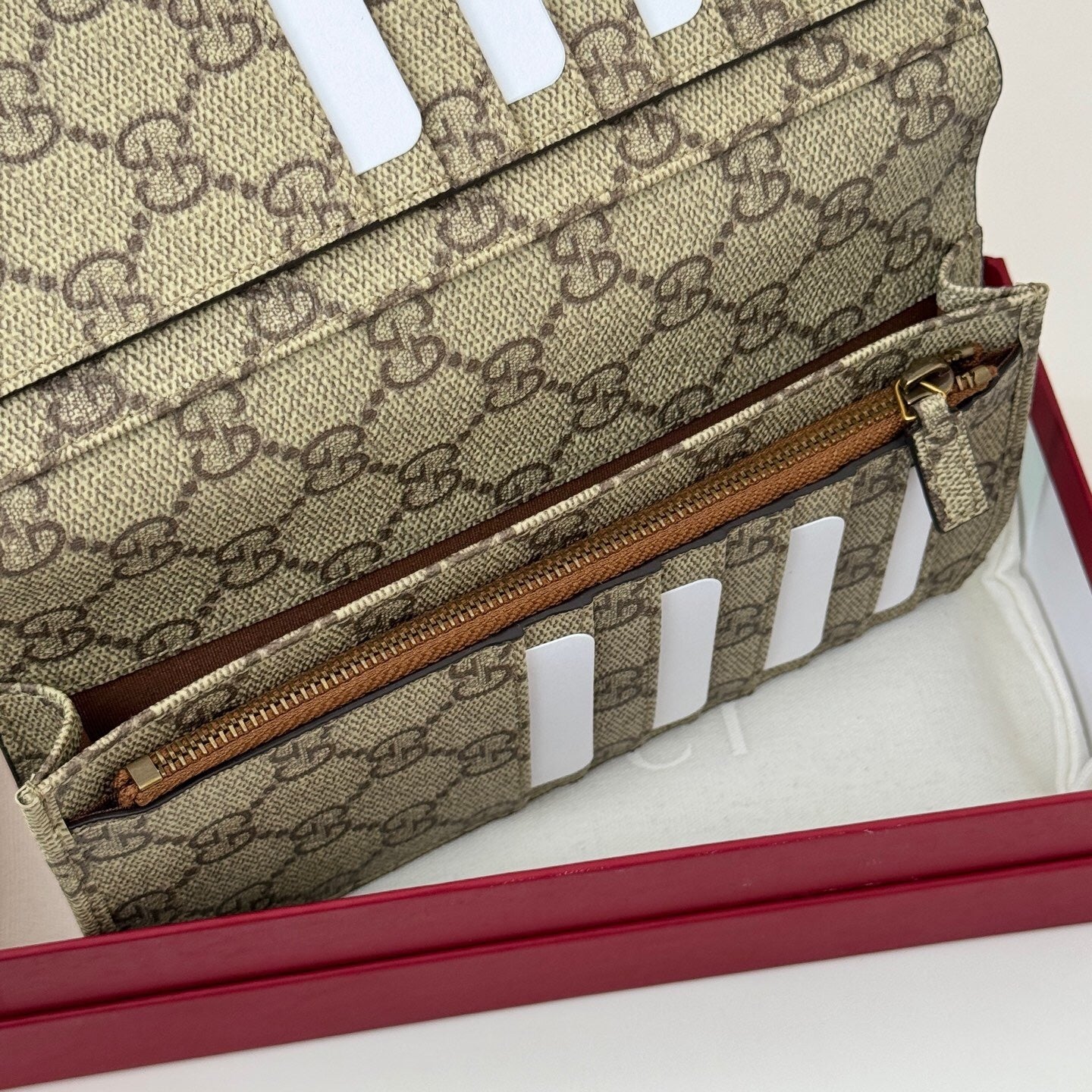 Gucci GG Emblem Leather Wallet