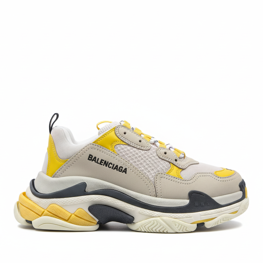 Balenciaga Triple S "Grey-Yellow"