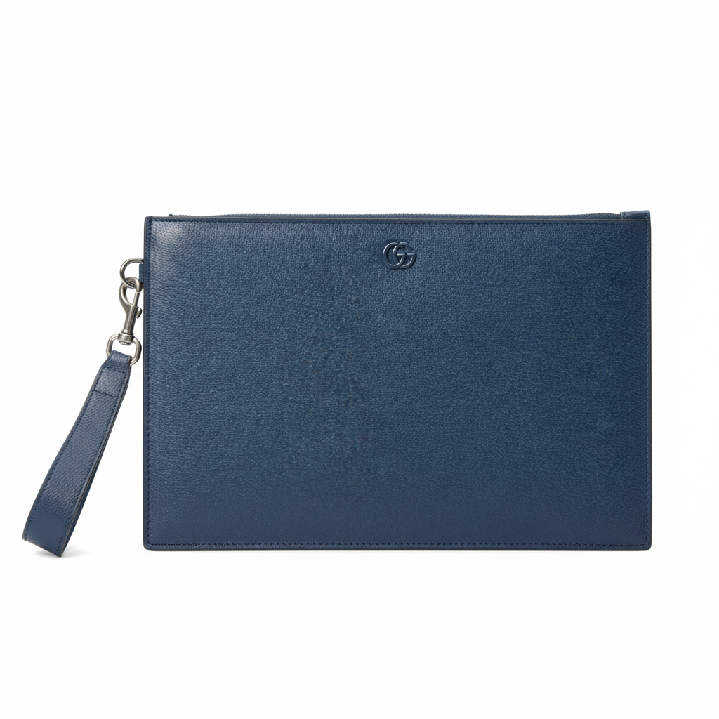 Gucci Leather GG Marmont Pouch