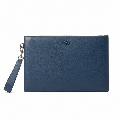 Gucci Leather GG Marmont Pouch