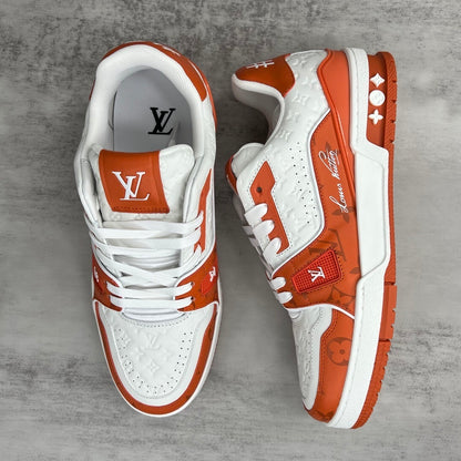 Louis Vuitton Trainers "Orange-White"