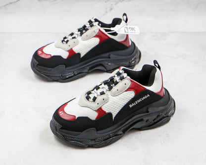 Balenciaga Triple S "White-Red-Black"